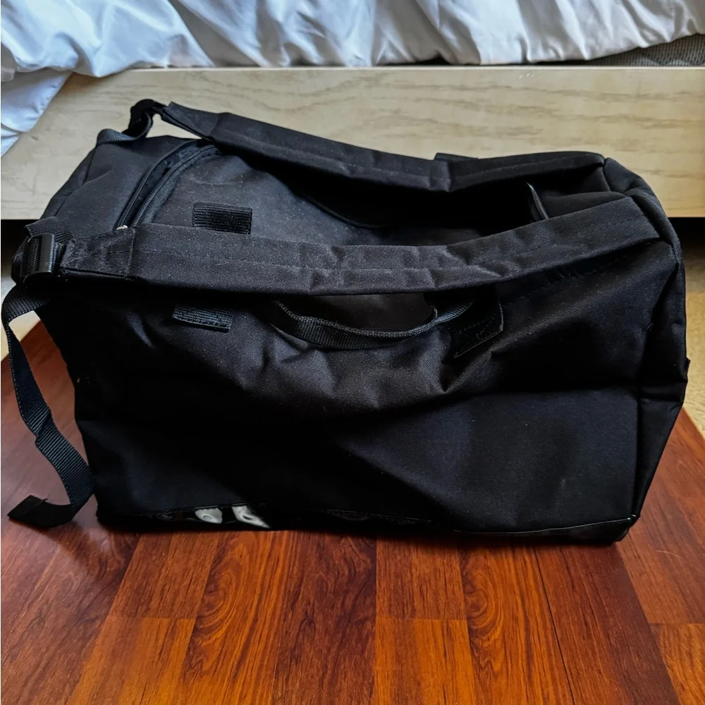 Paco Rabanne Parfums Backpack Travel Carryall Bag Black